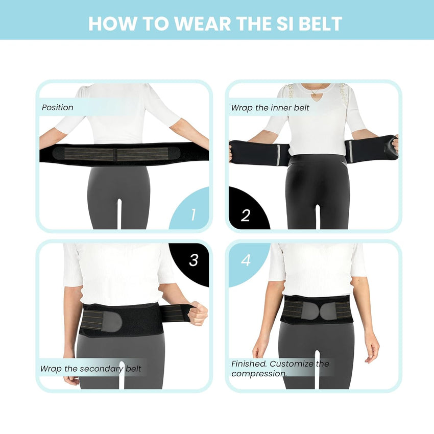 Sciatica Belt Back Pain Relief Adjustable Support Brace â L/XL