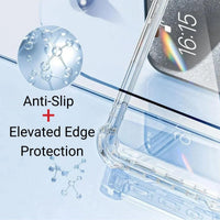 UOYOU 3-in-1 Clear Transparent Case for iPhone 15 Plus with HD Glass Screen Protector and Camera Lens Protector for iPhone 15 Plus