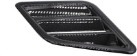 2 PCS/SET Bonnet Vent Cover Glossy ABS Black Hood Vent Cover Engine Air Flow Outlet Vent Cover Grille Replacement for Ford Focus Fiesta Vauxhall Corsa Jazz
