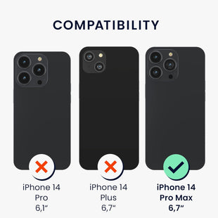 kwmobile Case for iPhone 14 Pro Max Case - Slim Soft TPU Silicone Cover - Works with Wireless Charging - Vivid Coral