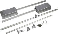 Nisorpa Pull Down Clothes Rail Adjustable 890-1210mm Wardrobe Lift Large Extendable Cloth Hanger Soft Return Storage System with Aluminium Rod Space Saving Weight Capacity 20KG