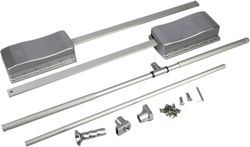 Nisorpa Pull Down Clothes Rail Adjustable 890-1210mm Wardrobe Lift Large Extendable Cloth Hanger Soft Return Storage System with Aluminium Rod Space Saving Weight Capacity 20KG