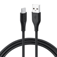 Betron USB C Charger Cable, 2 Metre, 3.1A, Fast, Compatible with iPhone, Samsung (Black)