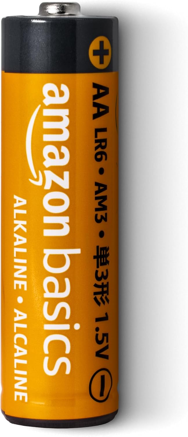 Amazon Basics 36-Pack AA Alkaline High-Performance Batteries, 1.5 Volt, 10-Year Shelf Life
