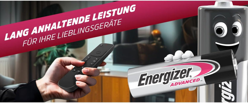 Energizer Advanced - AA Batteries (16 Pack) - Double A Battery 1.5V - Up To 100% Longer Lasting - Ideal for High-Drain Devices - 0% Plastic Packaging - 10 Year Shelf Life [Amazon Exclusive]