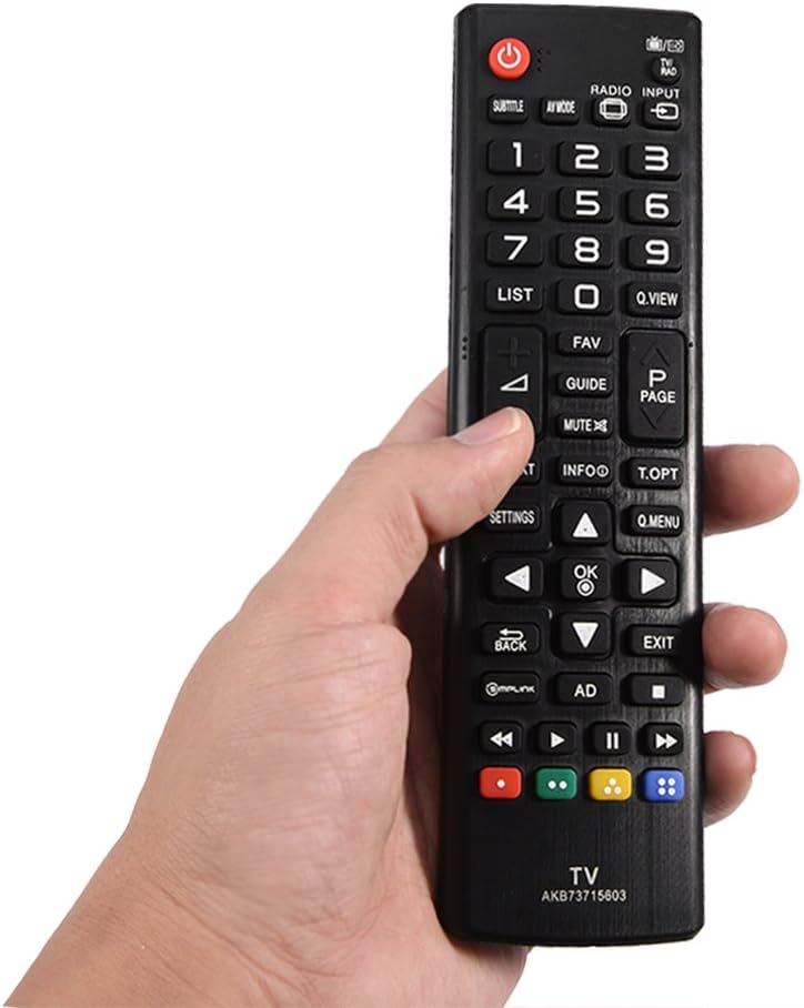 Universal Remote Control INCLUDING Batteries for AKB73715603, TV Remote Control Replacement for AKB73715603 42PN450B 47LN5400 50LN5400 50PN450B