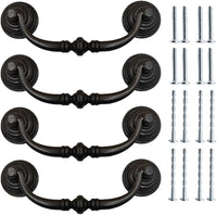 Kitchen Door Pull Handle Retro Design â Black
