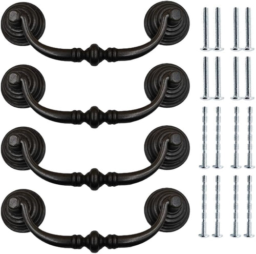Kitchen Door Pull Handle Retro Design â Black
