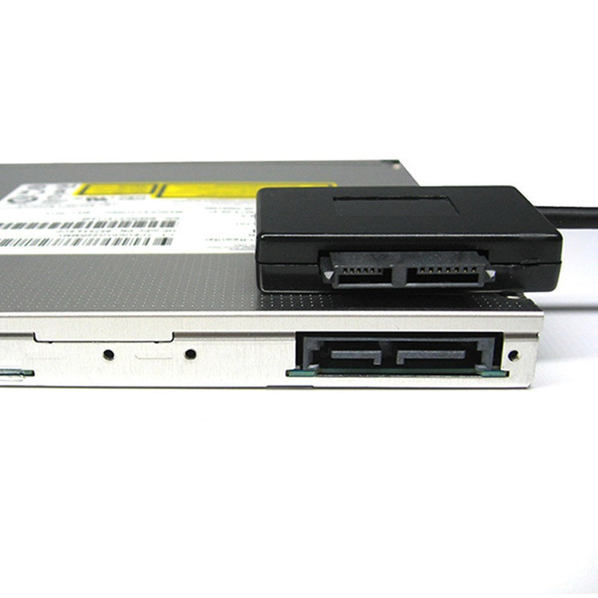 cablecc USB 3.0 to 7+6 13pin Slimline Sata Adapter Cable for Laptop Cd DVD ROM Optical Drive