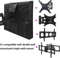 Outdoor TV Cover 600D Waterproof with Clear Front Screen â 22â24in