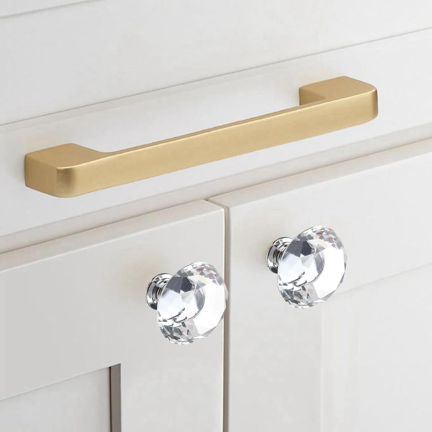 Crystal Drawer Knobs 40mm 30PCS â Diamond