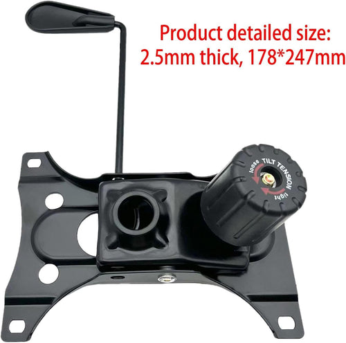 MagiDeal Replacement Heavy Duty Office Swivel Chair Gas Lift Tilt Control Mechanism for Executive,Desk and Gaming Chair, 2.5mm thicked