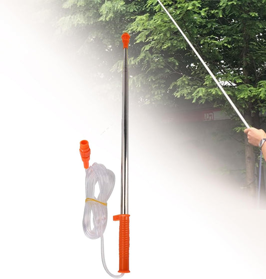 BigKing Sprayer Pipe, Sprayer Extention Wand, Telescopic Lance, 2.6m Stainless Steel Multifunctional Spray Extension Pipe Sprayer Tool for Garden Green Space Tree