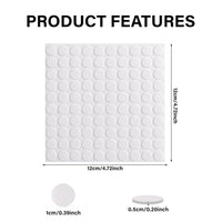 Removable Balloon Glue Dots Extra Strong Double-Sided Sticky Spots 600pc Removable Adhesive â Clear