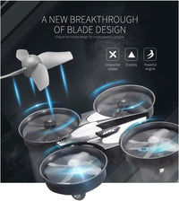 Mini Drone 360Â° Flip & Roll One-Button Return Home Lightweight Indoor â Blue