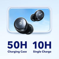 soundcore by Anker Space A40, Wireless Headphones, Automatic Noise Cancelling up to 98%, 50h Playback, Hi-Res Sound, Comfortable Design, App Control (Refurbished)