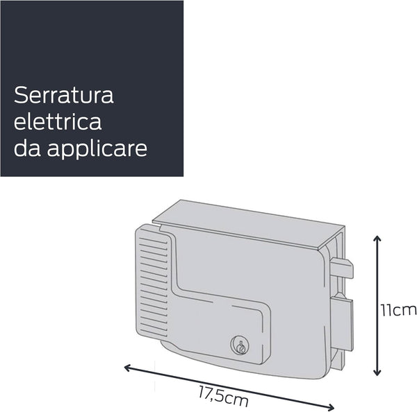 CISA Electric Lock 12V Galvanised â Silver