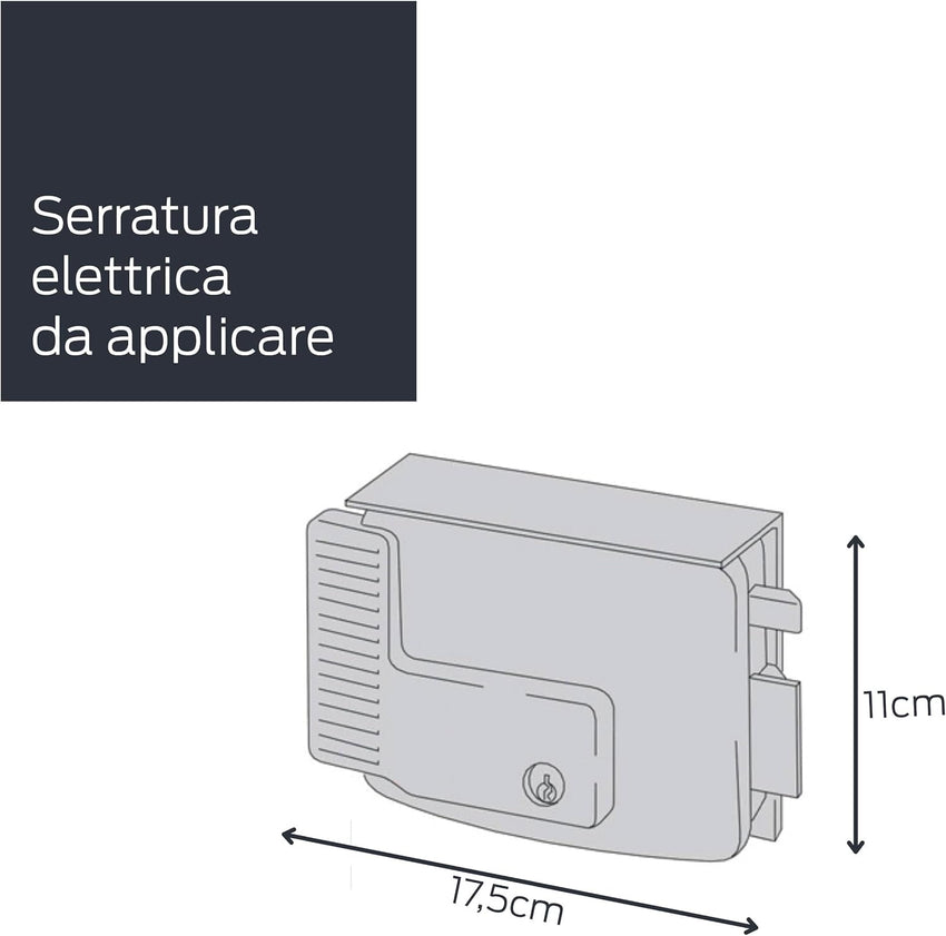 CISA Electric Lock 12V Galvanised â Silver