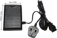Sewing Machine Foot Control Pedal Universal 5.3a 3.5in Anti-Slip Speed Controller Plastic