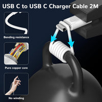 for iPhone 17 16 15 Fast Charger, USB C Charger Plug 2Pack 20W with 6FT USB C to C Cable for iPhone 17/17 Air/16/15 Plus/15 Pro/15 Pro Max, for iPad Pro/Air/Mini-USB C to C Charging