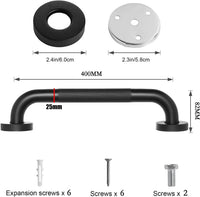 Grab Bar Rail 2-Pack 400mm Non-Slip 304 Stainless Safety Handle 400mm