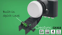 Universal Quad LNB 4-Output Satellite Dish FTA Freesat SKY HD with Bracket â Grey