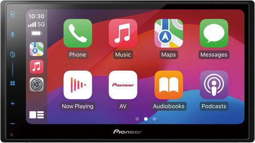 Pioneer SPH-DA77DAB-AN Media Center 2DIN, 6.8" Capacitive Touch Panel, with Wi-Fi, Bluetooth, Apple CarPlay, Android Auto and DAB+, 13-Band Graphic EQ, Includes DAB Antenna
