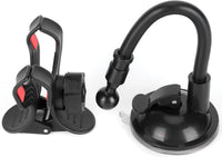 Agatige Guitar Phone Holder, 360 Degree Rotating Guitar Bass Head Phone Holder Smartphone Mount Clip 4/4 Violin Removable Suction Cup Panel for Acoustic Electric Guitar Music Recordings