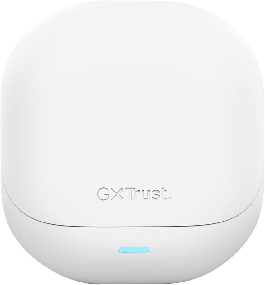 GXTrust 409 Oxxie Wireless Earbuds PS5 Switch PC Mobile, Bluetooth or USB-C Receiver, Gaming Earphones with 4 ENC Noise Cancelling Microphones, 40h Battery Life, Low Latency Stereo In Ear Buds, White