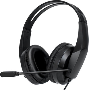 Grstltd Wired Headset with Mic for Laptop - Computer Headset for Kids Teens Adults with Noise Canceling Microphone & Volume Control - 3.5mm Stereo Headphones with Mute for Home Office Class