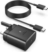 for Samsung Fast Charger, 45W USB C Plug with 6.6ft C to C Cable, fit for Galaxy S24 Ultra/S24+/S24/S23 Ultra/S23/S22/S21/A15,Z Fold 6,Z Flip 6,Tab S9,Google Pixel 9, PPS Super Fsat Phone Charger 2.0