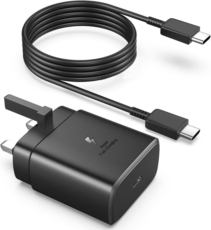 for Samsung Fast Charger, 45W USB C Plug with 6.6ft C to C Cable, fit for Galaxy S24 Ultra/S24+/S24/S23 Ultra/S23/S22/S21/A15,Z Fold 6,Z Flip 6,Tab S9,Google Pixel 9, PPS Super Fsat Phone Charger 2.0