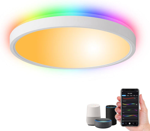 Smart RGB Ceiling Light LED 2700LM Alexa Compatible â 12 Inch