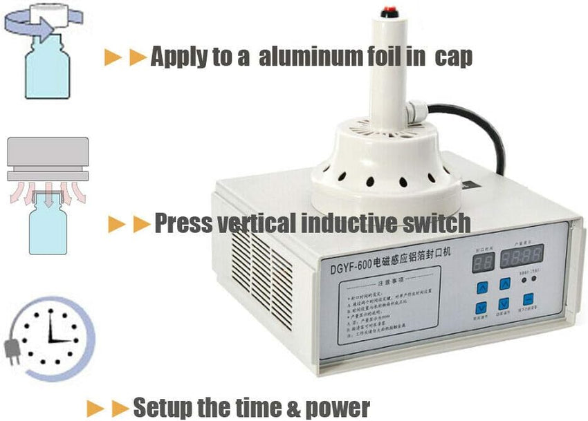 Handheld Heat Sealer Electromagnetic Induction Machine Ã¢ÂÂ 20-100mm