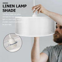2 Tier Ceiling Light Shade Modern White Lampshade 30 cm