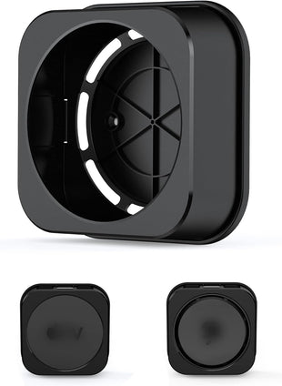 sciuU Wall Mount compatible with Apple TV , Anti-Theft Holder Stand Shelf suitable for Apple TV 4th and Apple TV 5th Generation compatible with Apple TV 4K and Apple TV HD 2021 - Black