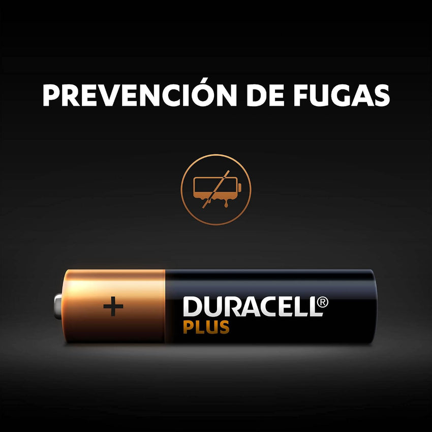 Duracell Plus AAA Alkaline Batteries (Pack of 12), 1.5V, LR03 MN2400