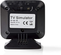 NEDIS TV Simulator Home Security Light with Flashing LED - Deter Intruders - Timer & Dusk Sensor - Low Energy USB Powered