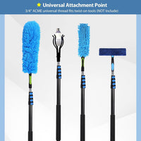 Telescopic Extension Pole Aluminium Alloy 9.1m Lightweight for Window Cleaning & Paint â 9.1m