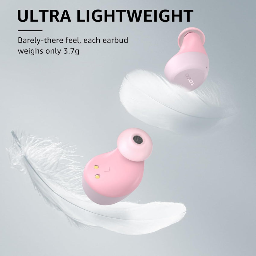 TOZO A1 Wireless Earbuds, Bluetooth 5.3 Earphones, Support APP EQ Setting, 30H Long Playtime, Ear Buds with HiFi Stereo Sound, Light-Weight Wireless Earphones, IPX5 Waterproof