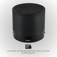 Betron KBS08 Bluetooth Speaker, Wireless, Portable, Mini, Black