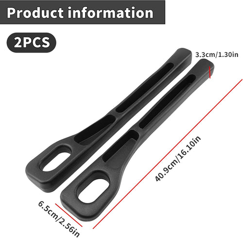 Car Seat Gap Filler Organiser 2 Pack for Cars SUVs & Trucks â Black