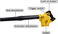 DEWALT 18V XR Compact Blower DCV100-XJ Bare Tool â Yellow/Black