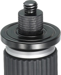 Mic Stand Adapter 3/8 Female to M10 Male Thread for Microphone Tripod â Black