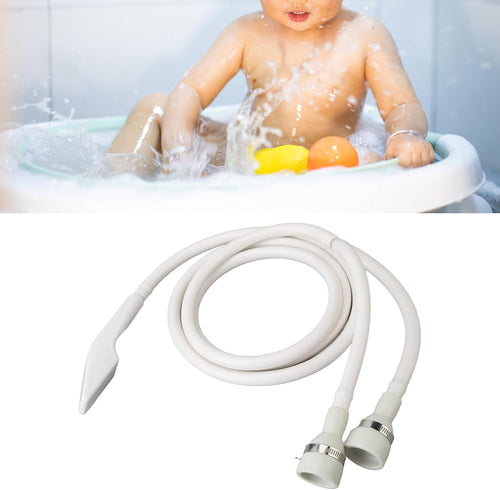 Double Connection Port Sink Faucet Shower Head Shampoo Sprayer with Hose for Bathing Baby Pets Washing Hair