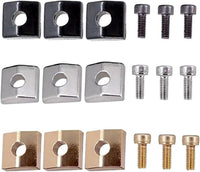 Electric Guitar Locking Nut Clamp 9PCS Metal Parts for Tremolo Bridge â Black Silver Gold