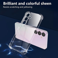 NWNK13 For Galaxy A26 5G / A17 Crystal Clear Shockproof Phone Case, Soft TPU Bumper Silicone Anti-Scratch Protective Transparent Phone Cover for Samsung A26/A17