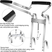 Homvvi V-Shaped Ladder Stand Off, Heavy Duty Ladder Stay/Standoff Downpipe Ladders Accessory, Multipurpose Ladder Stabilizer Fits Universal Ladders, Anti-Slip, Easy to Use
