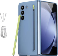 case Galaxy Z Fold 5 case with S Pen Fold EditionãS Pen + Caseã Compatible with Samsung Galaxy Z Fold5 Slim S Pen Phone Cover Shell replacement (Blue)
