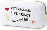 Veterinarian Gift Makeup Bag Cosmetic Pouch for Vet Techs â Thank You Gift